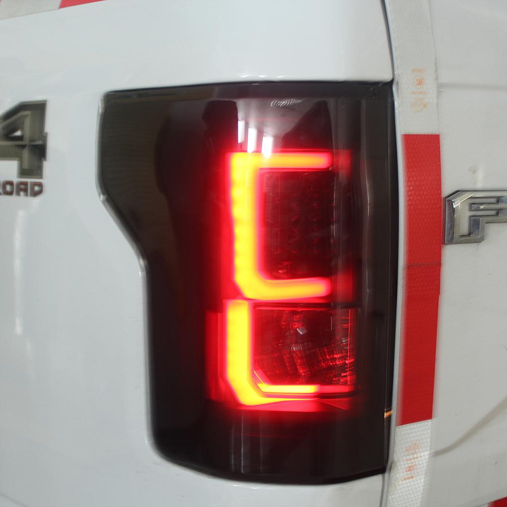 福特F150XLT秀山黄光尾灯（15-20）黑红